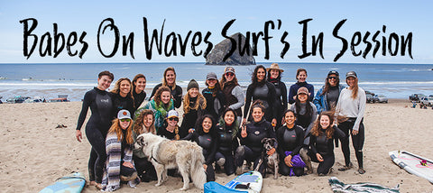 Babes On Waves Surf's In Session