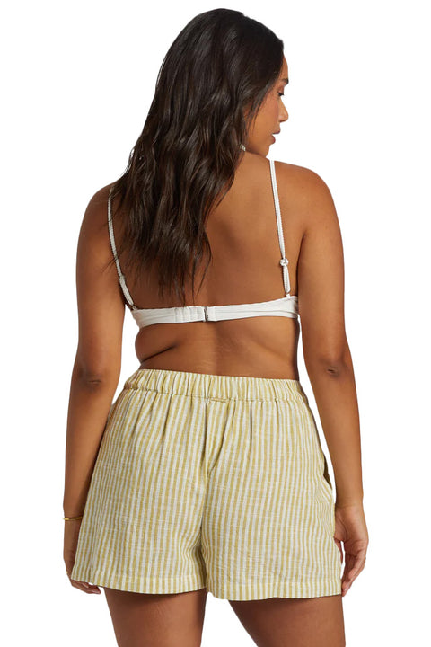 Billabong Sea Ya Elastic Waist Short - Moss Joy- Back