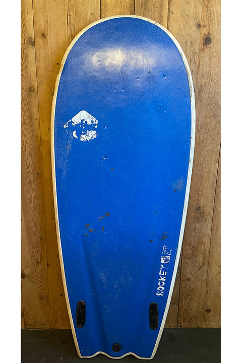 Used Softech 5'2" Rocket Fuel Soft Top Surfboard - Bottom
