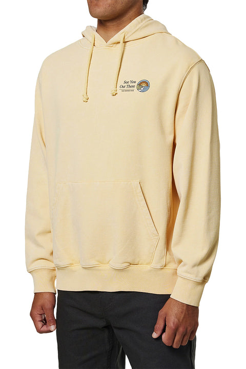 Katin Coastal Hoodie - Sun Yellow Sand Wash - Side