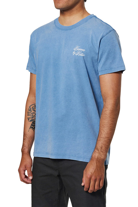 Katin Royal Tee - Bay Blue Sand Wash - Side