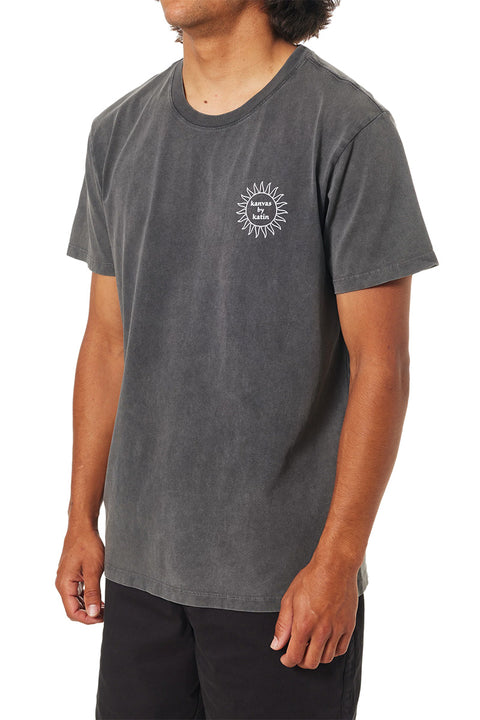 Katin Scorth Tee - Black Sand Wash- Side