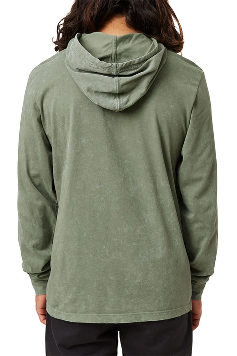 Katin Hide Pullover - Olive Sand Wash - Back