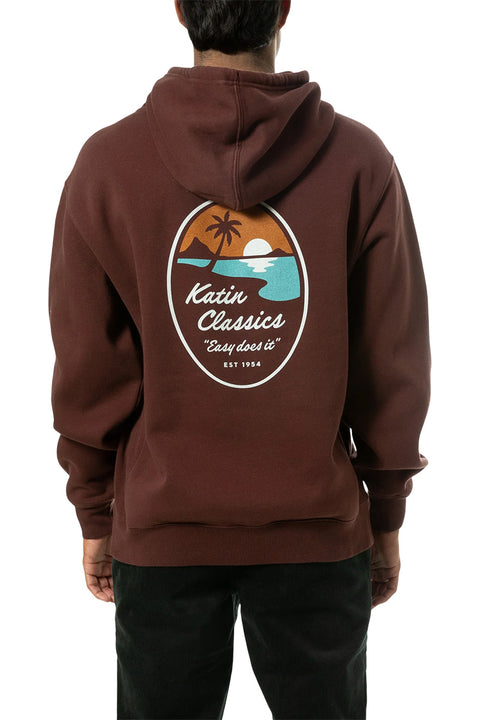Katin Logger Hooded Pullover - Rum - Back