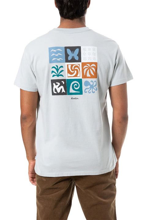 Katin Motif Tee - Light Blue - Back