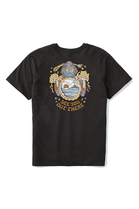 Katin Oracle Tee - Black Wash - Back No Model