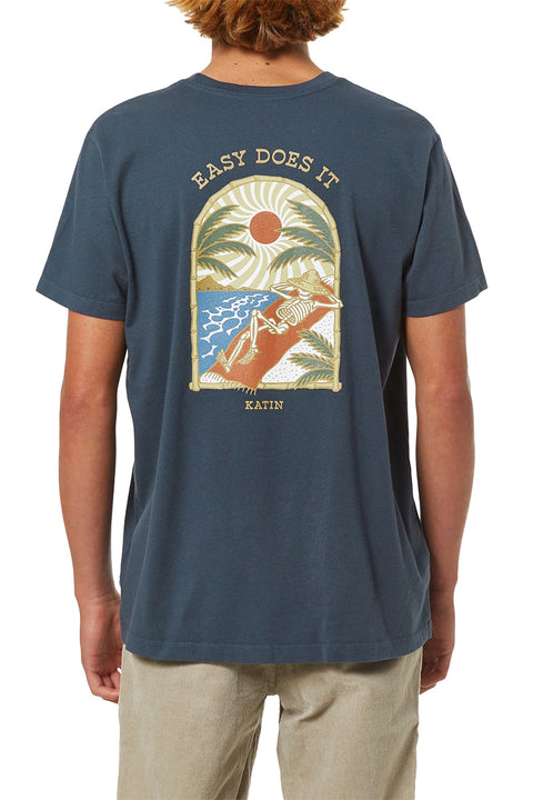 Katin Relax Tee - Baltic Blue - Back