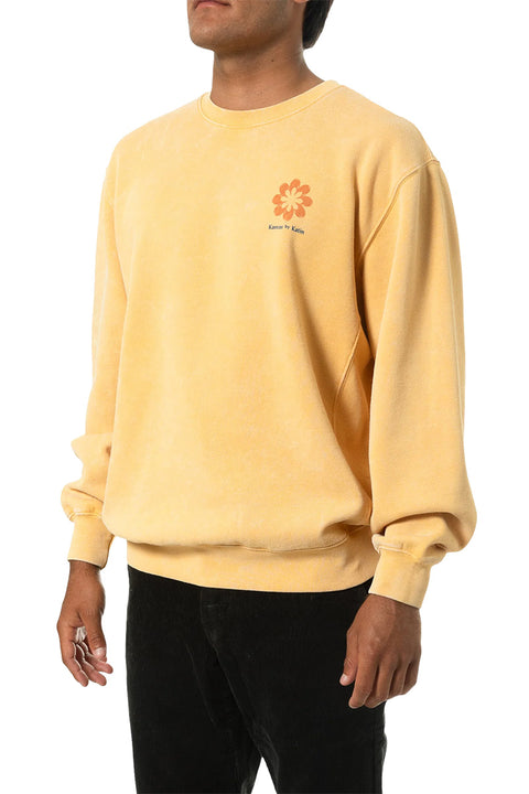 Katin Whirl Crew Fleece - Corn Silk Sand Wash - Side