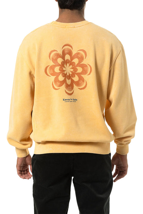 Katin Whirl Crew Fleece - Corn Silk Sand Wash