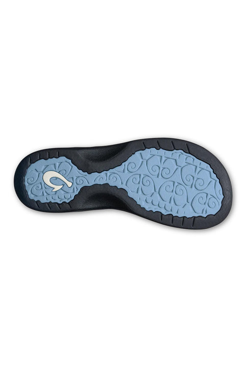 Olukai 'Ohana Sandals - Pale Blue / Black - Bottom