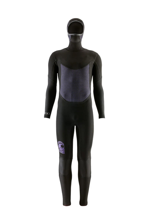 Patagonia Regulator 4/3 Hooded Full Wetsuit- Front inside out