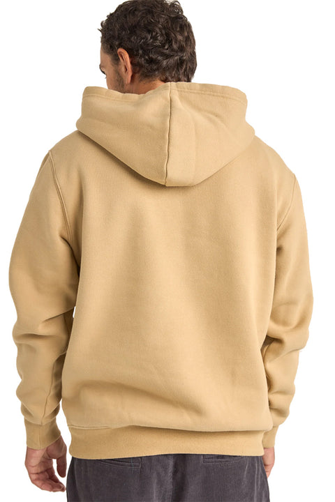 Rhythm Arch Heavyweight Fleece Hoodie - Sand- Back