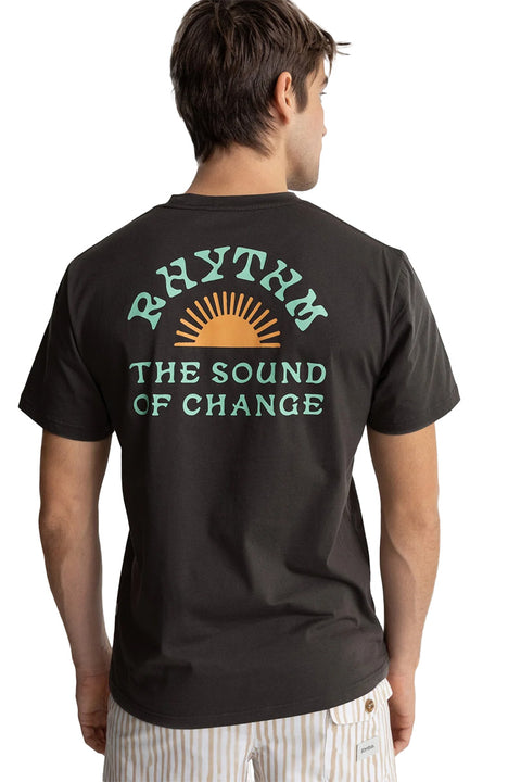 Rhythm Awake S/S T-Shirt - Vintage Black - Back