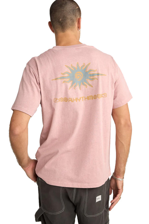 Rhythm Flame Vintage S/S T-Shirt - Mauve - Back
