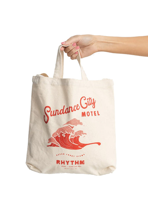 Rhythm Motel Record Tote Bag - Natural- Front