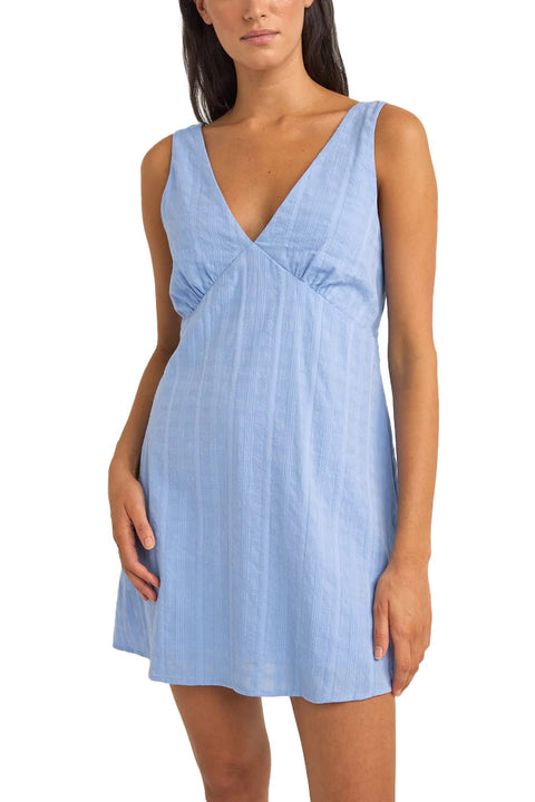 Rhythm Tyler Mini Dress - Cornflower