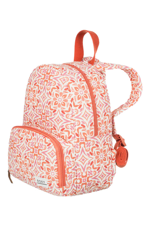 Roxy Always Core Canvas 8L Extra Small Backpack - Cloud Dancer Fresco Tile- Side