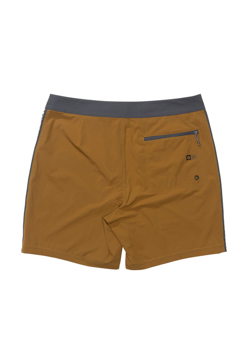 Salty Crew Channel Apex Boardshort - Bronze Brown- Back