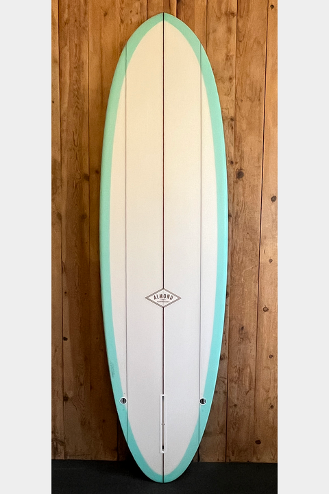 Almond Pleasant Pheasant 6'8" Surfboard - Bottom