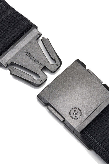 Arcade Atlas Belt - Black - Buckle Open