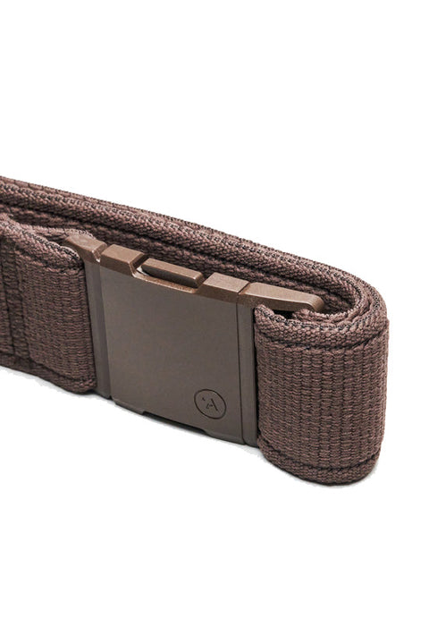 Arcade Atlas Belt - Medium Brown - Buckle Closed