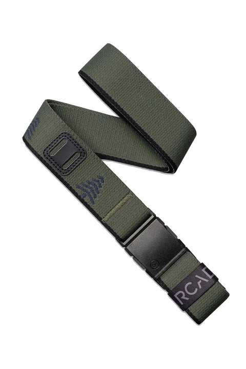 Arcade Blackwood Belt - Ivy Green / Black- Front