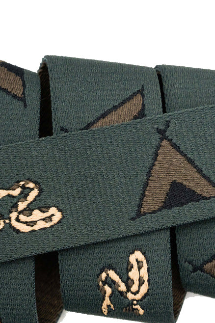 Arcade Get Outside Belt - Jalapeno / Bay - Closeup