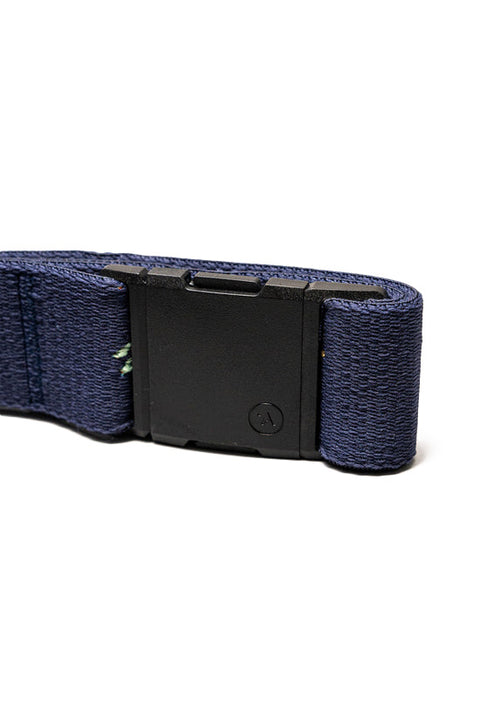 Arcade Save The Waves Belt - Navy - Buckle Closed