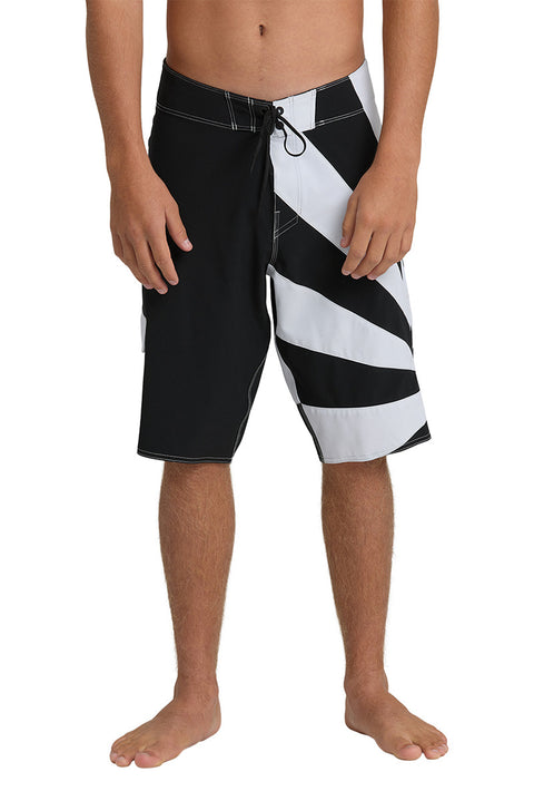 Billabong A.I. Rising Sun Pro 22" Boardshort - Black / White- Front