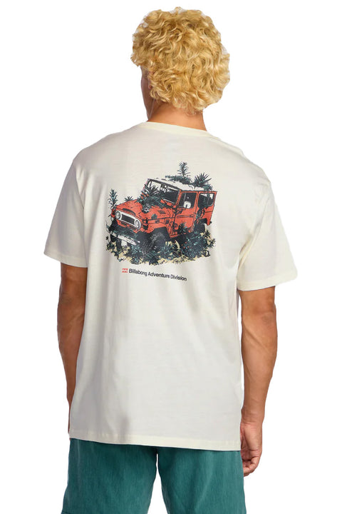 Billabong A/Div Abandon S/S T-Shirt - Off White- Back