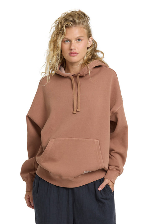 Billabong All Stacked Pullover Hoodie - Sugar Almond- Front