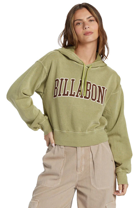 Billabong All Time Fleece Pullover Sweatshirt - Avocado- Front