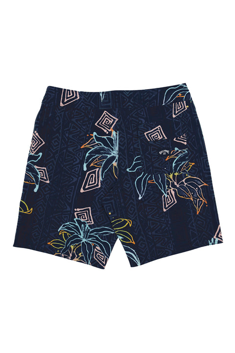 Billabong Sundays Pro Performance Boys Boardshorts - Dark Blue - Back