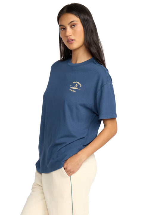 Billabong Catch Feeling S/S Tee - Navy- Side