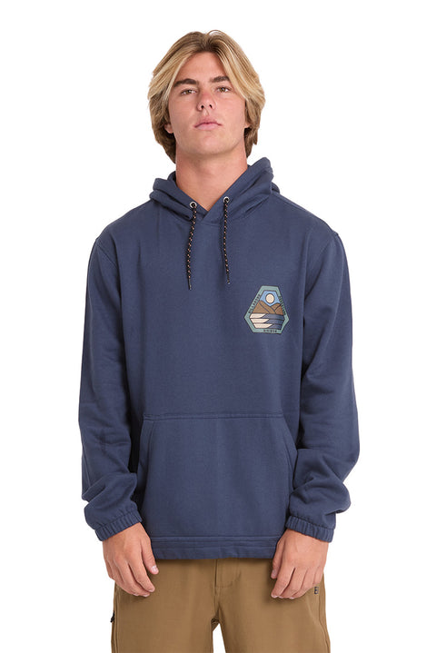 Billabong Compass Pullover - Blue Graphite- Front
