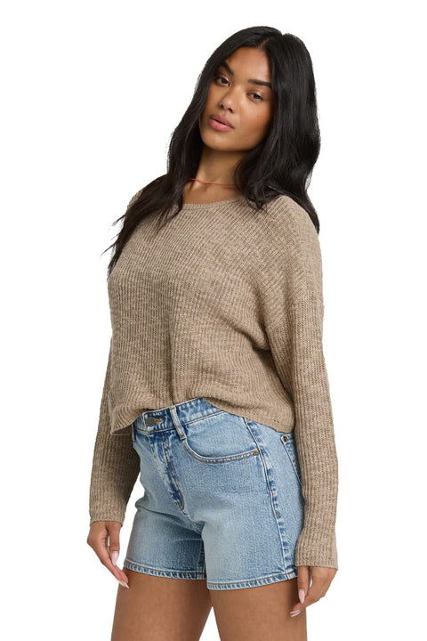 Billabong Daze Time Sweater - Oatmeal- Side