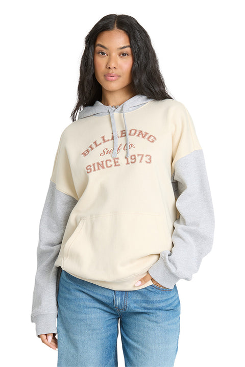 Billabong Gold Coast Pullover Hoodie - Salt Crystal- Front