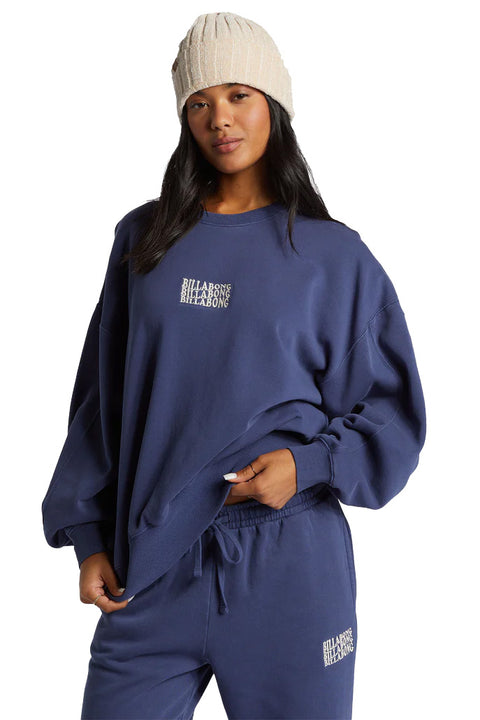 Billabong Palmin Kendal Crew - Sea Indigo- Front