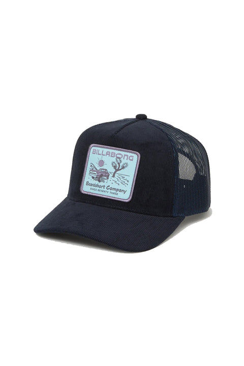 Billabong Peaked Trucker Hat - Navy- Front