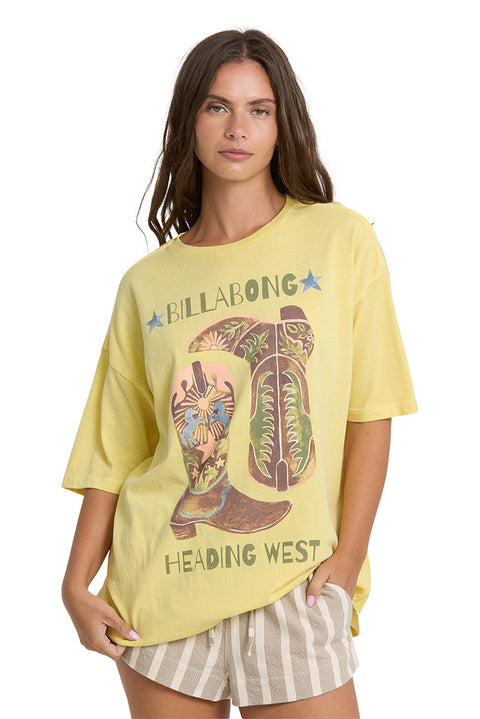 Billabong Ready To Roam SS Tee - Sundress- Front