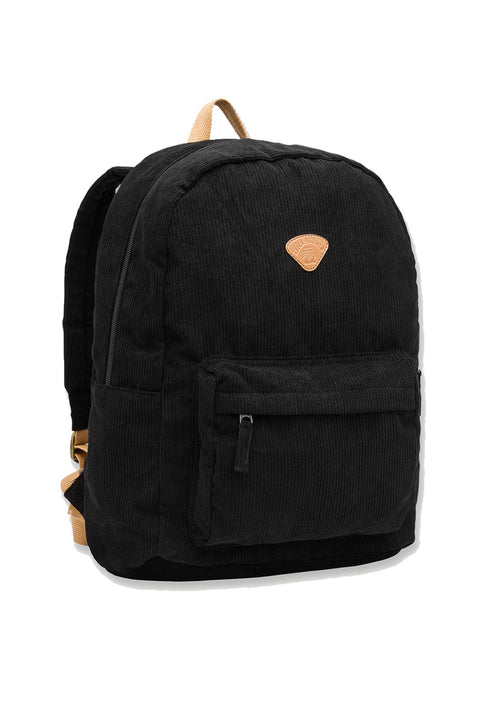 Billabong Schools Out Cord Backpack - Black Pebble- Side