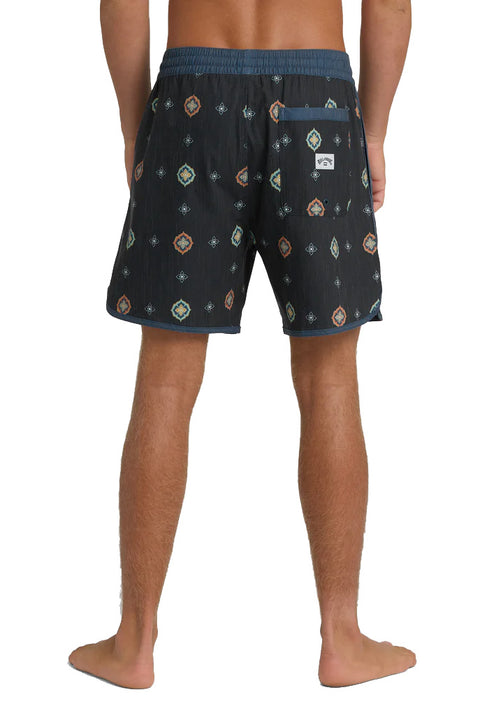 Billabong Seventy Three LB Boardshorts - Navy- Back
