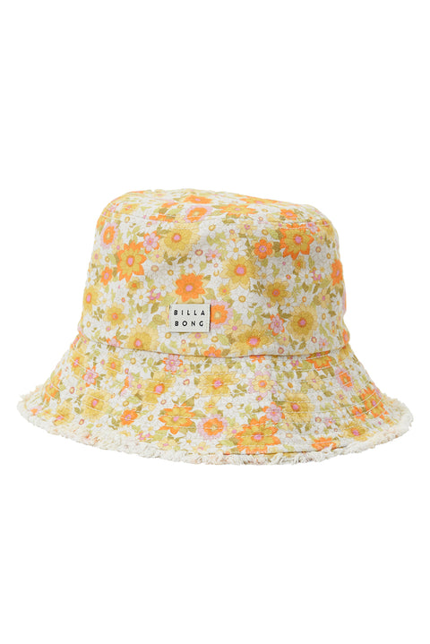 Billabong Suns Out Bucket Hat - Honeybee-Front
