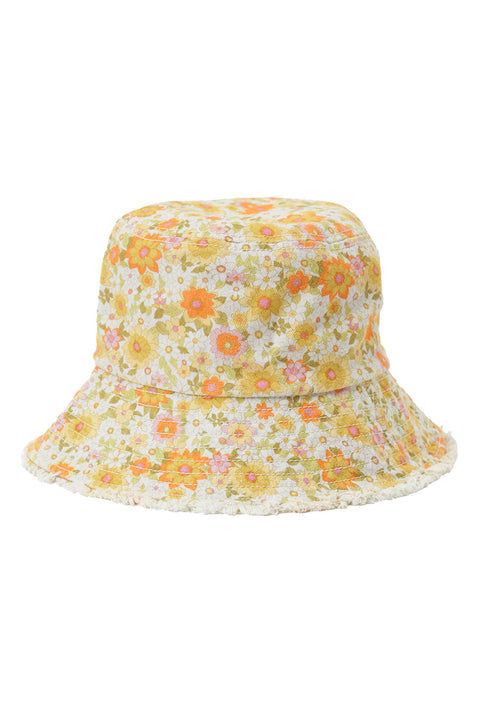 Billabong Suns Out Bucket Hat - Honeybee-Back