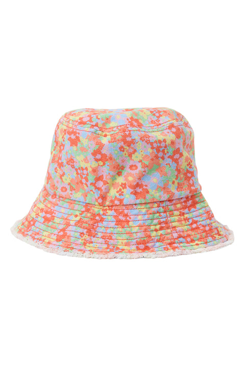 Billabong Suns Out Bucket Hat - Pink Trails-Back