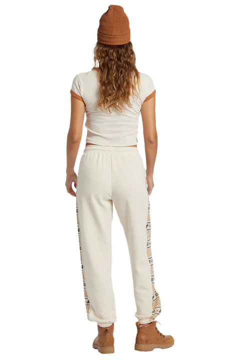 Billabong Surf Adventure Elastic Waist Sweatpants - White Cap- Back