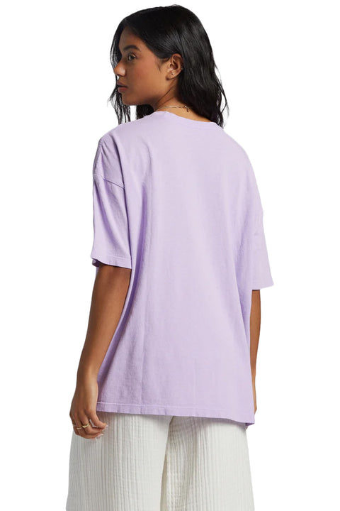 Billabong Surf Trip Oversized T-Shirt - Tulip- Back