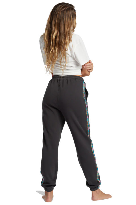 Billabong Swipe Right Elastic Waist Joggers - Black Sands- Back
