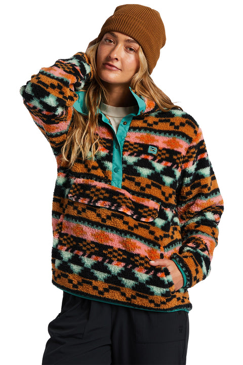 Billabong Switchback Mock Neck Fleece - Multi