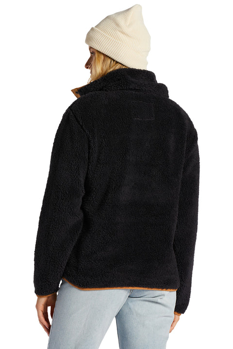Billabong Switchback Pullover Jacket - Black Sands - Back